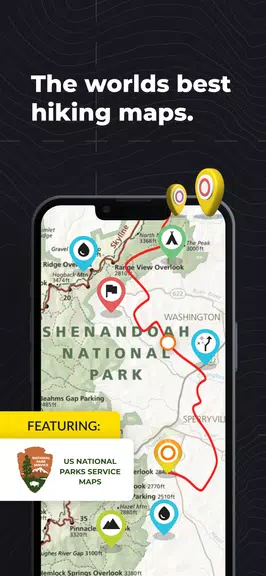 Screenshot HiiKER: App mapas trilha 2
