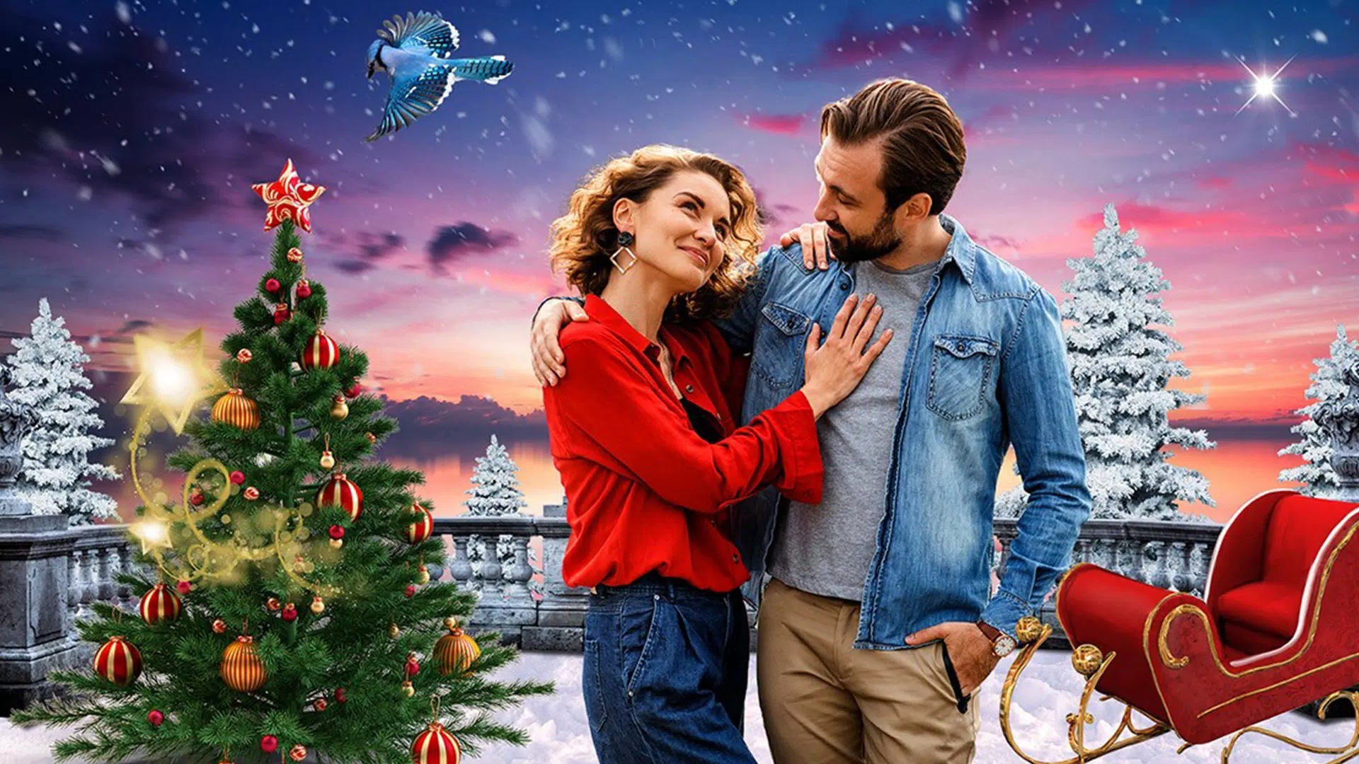 Christmas Photo Frames, Editor screenshot 1