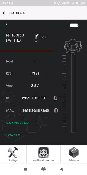 Escort sensors config app ekran görüntüsü 4