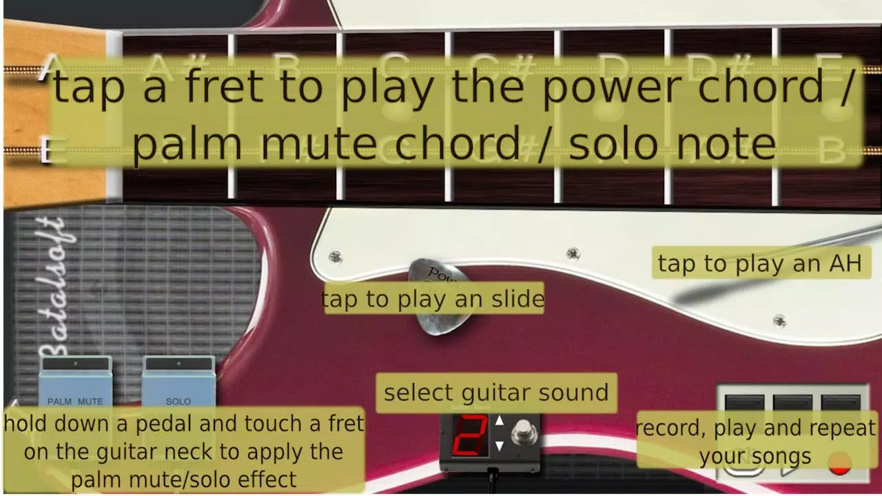 Power guitar HD screenshot 4