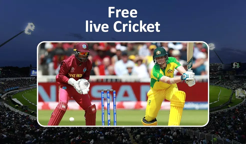 Live Cricket TV HD - Live Cricket Matches स्क्रीनशॉट 1