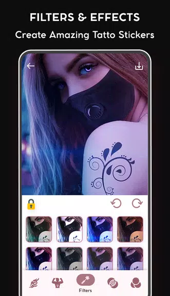 Tattoo on Photo: Tattoo design Screenshot 4