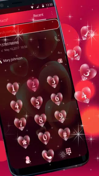 Screenshot Red Heart Love Theme 3