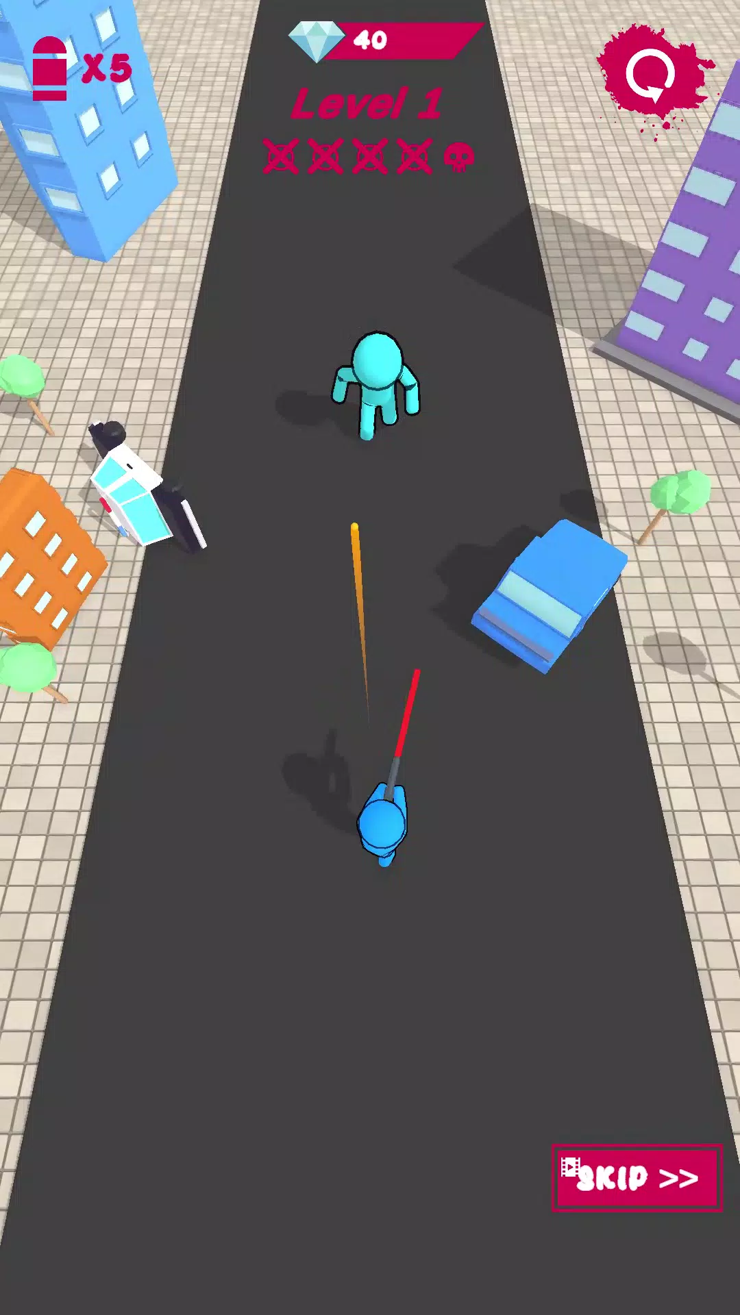 Screenshot Stickman Laser - 3D 4