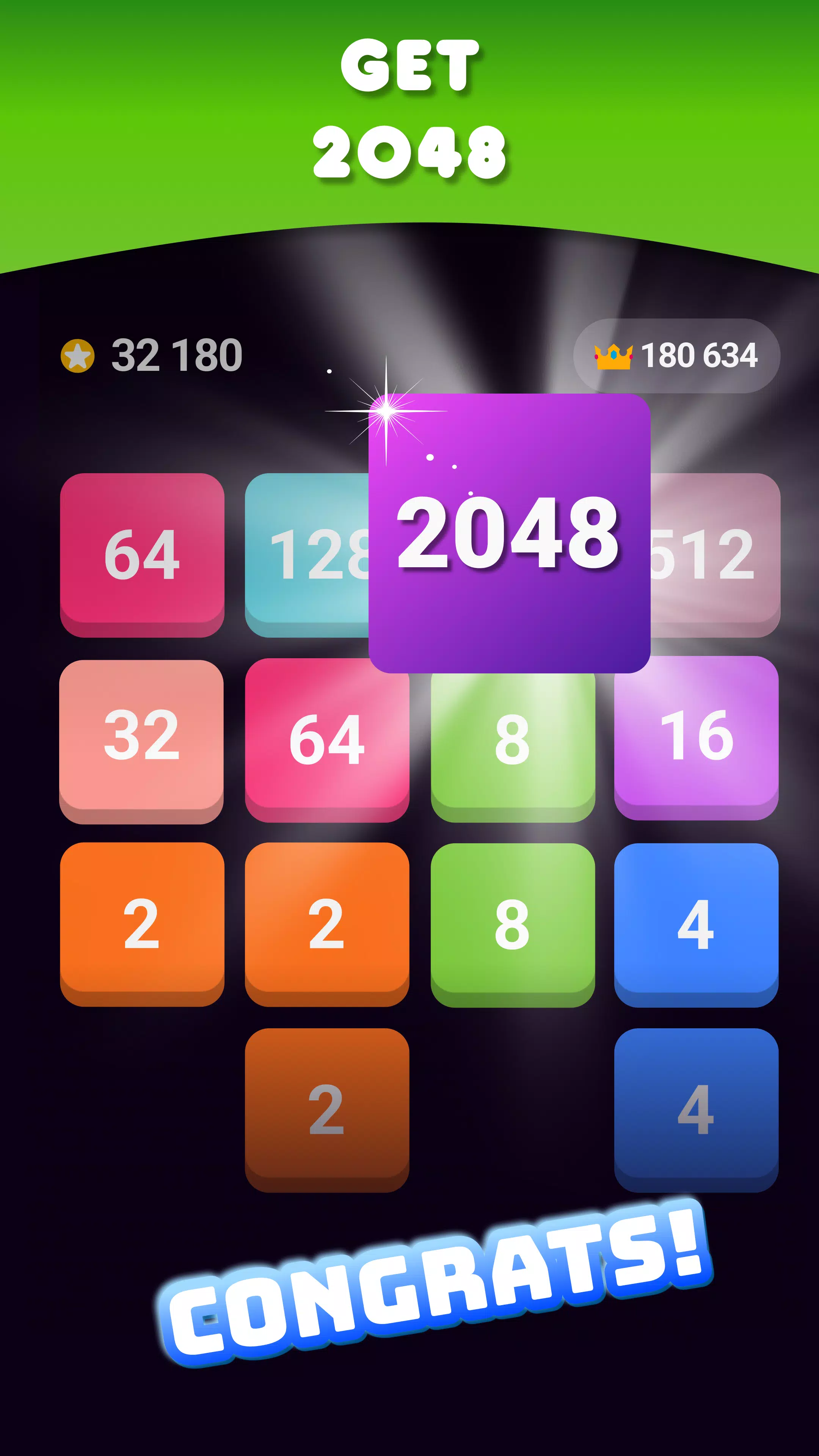 2048: Puzzle Game! Merge Block স্ক্রিনশট 2