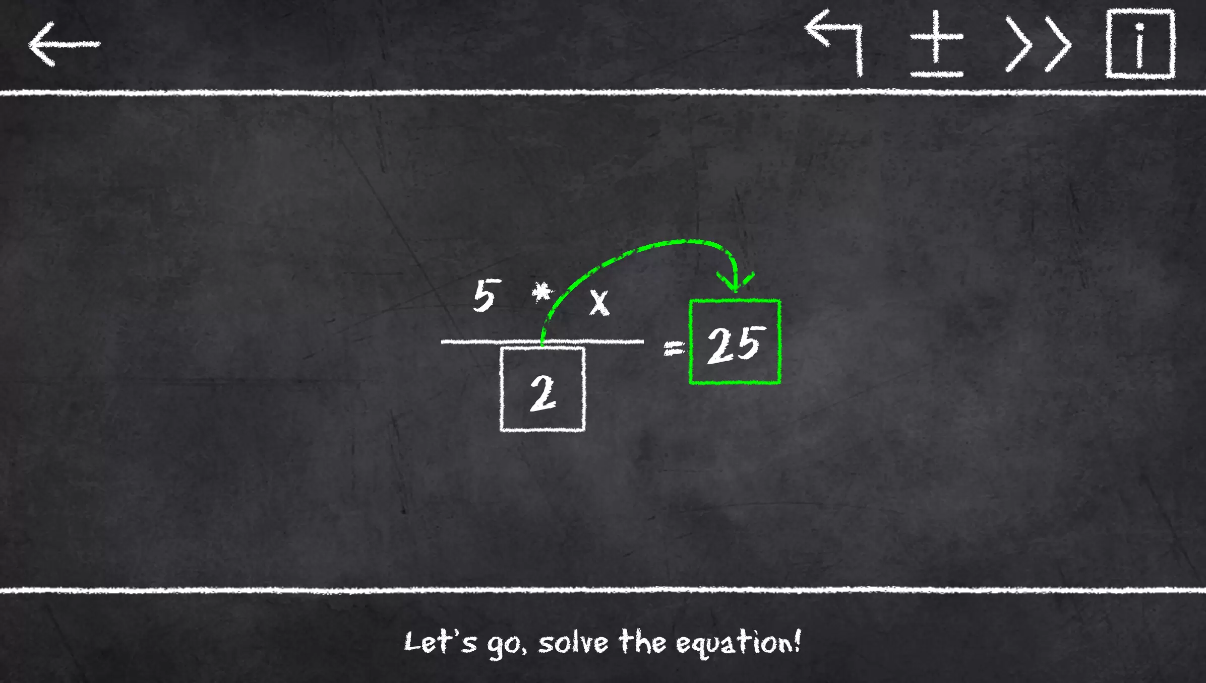 x=1: Learn to solve equations screenshot 4