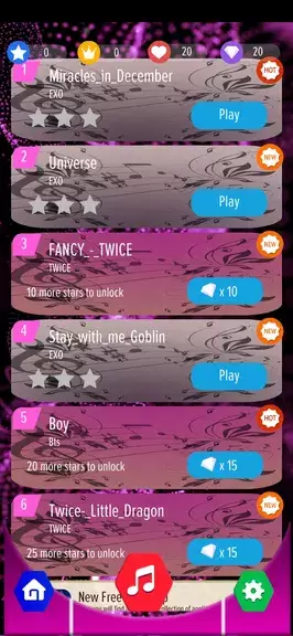 Screenshot k-pop Magic Game Piano Tiles 2 3