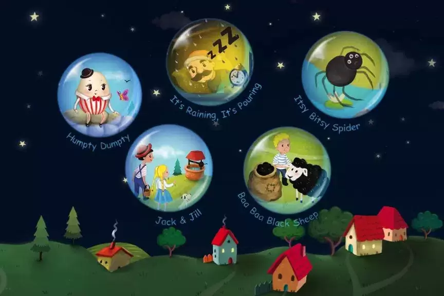 Cute Nursery Rhymes, Poems & Songs For Kids Free screenshot 1