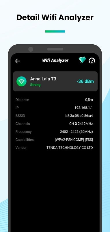 Screenshot Speed Test & Wifi Analyzer 4