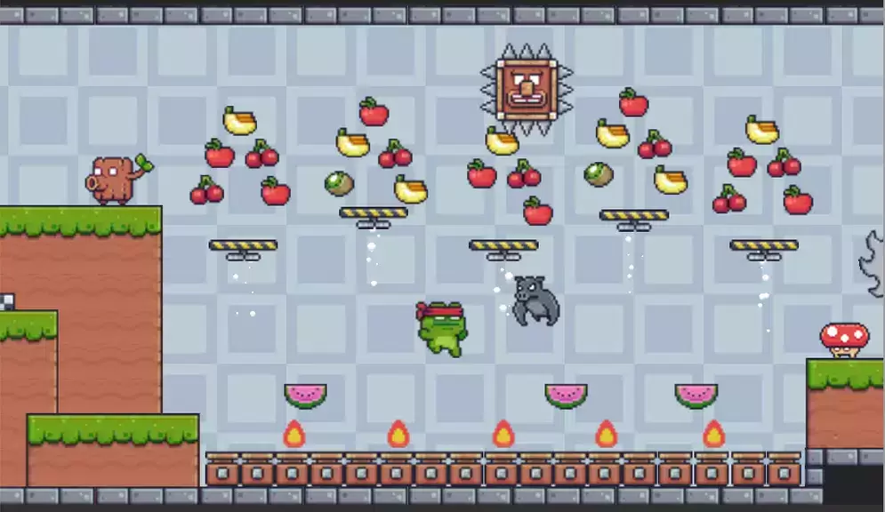 Super Frog Hero Pineapple ekran görüntüsü 3