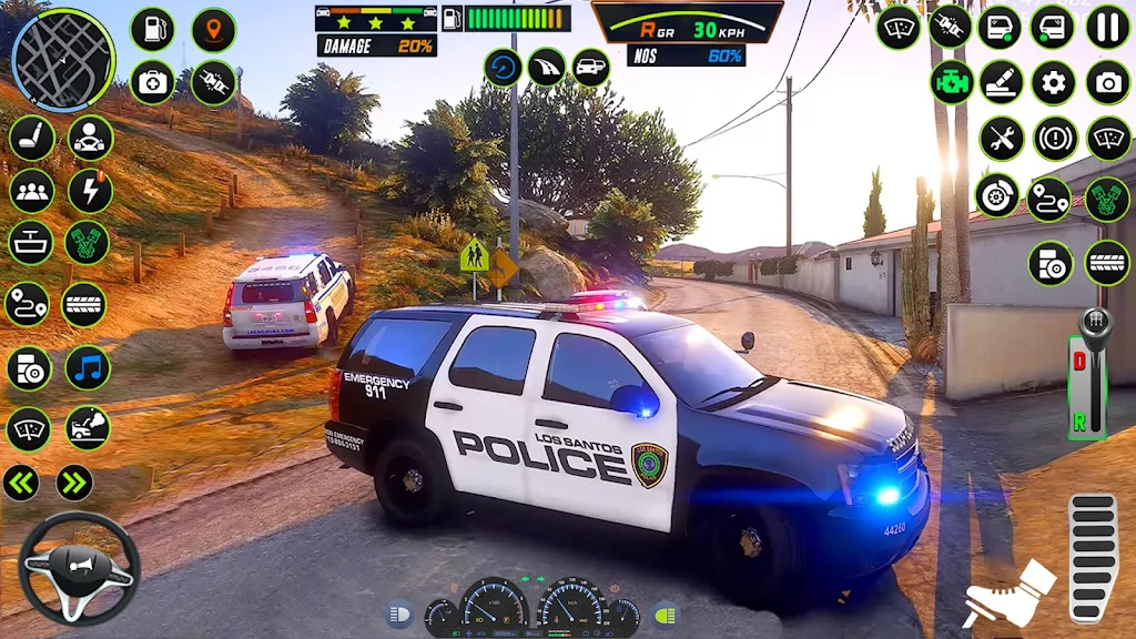 US Police Car Chase: Cop Games captura de pantalla 