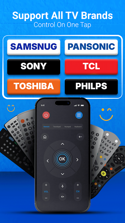 TV Remote Universal-for All TV应用截图第2张