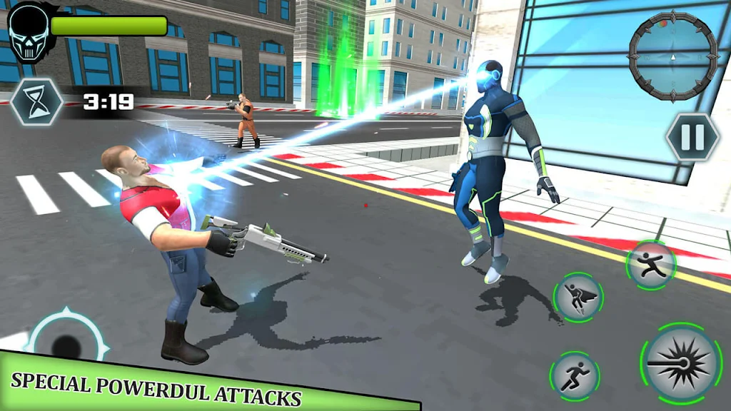 Superhero: Monster City Battle Screenshot 2