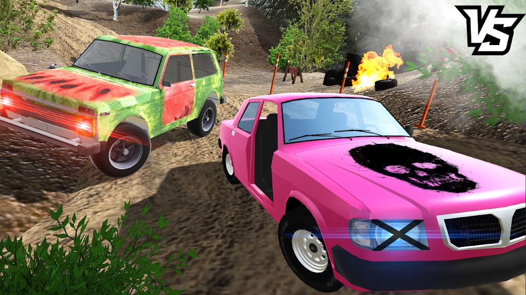 Russian Cars: Crash Simulator captura de pantalla 