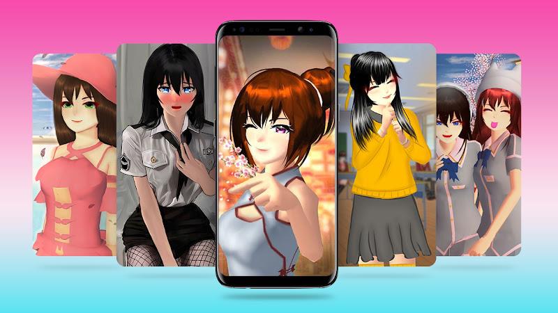 Sakura School Wallpaper & Live Screenshot 2