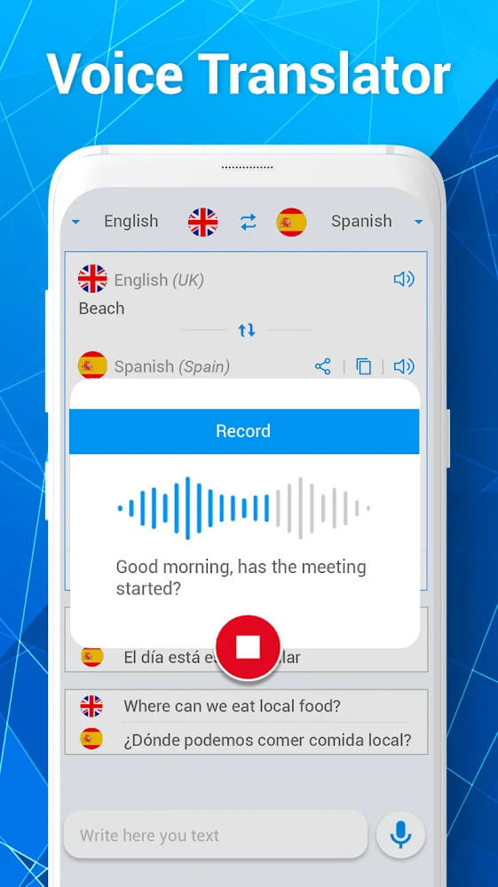 AI Voice Translator Translate Screenshot 1