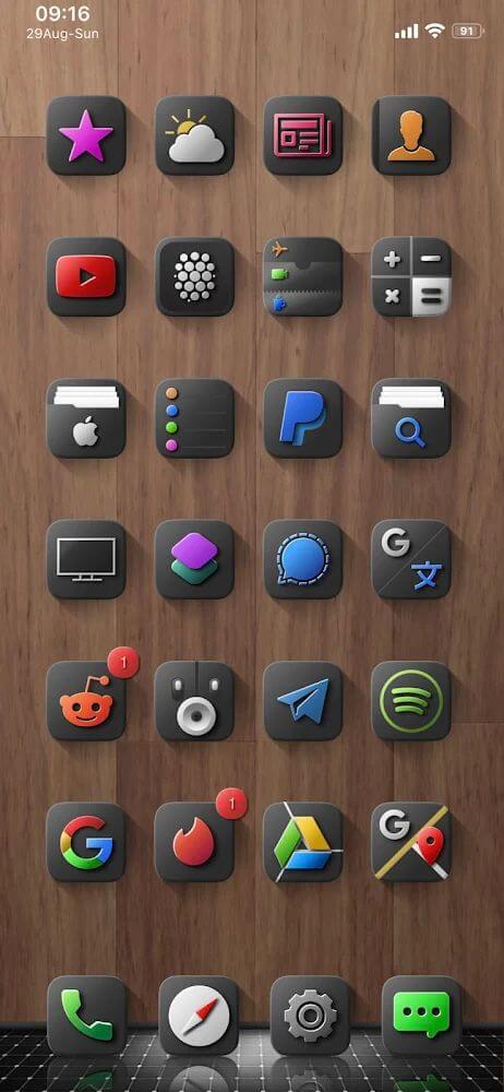 Shiiny Icon Pack Mod экрана 3