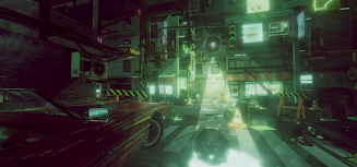 VR Cyberpunk City ဖန်သားပြင်ဓာတ်ပုံ 1