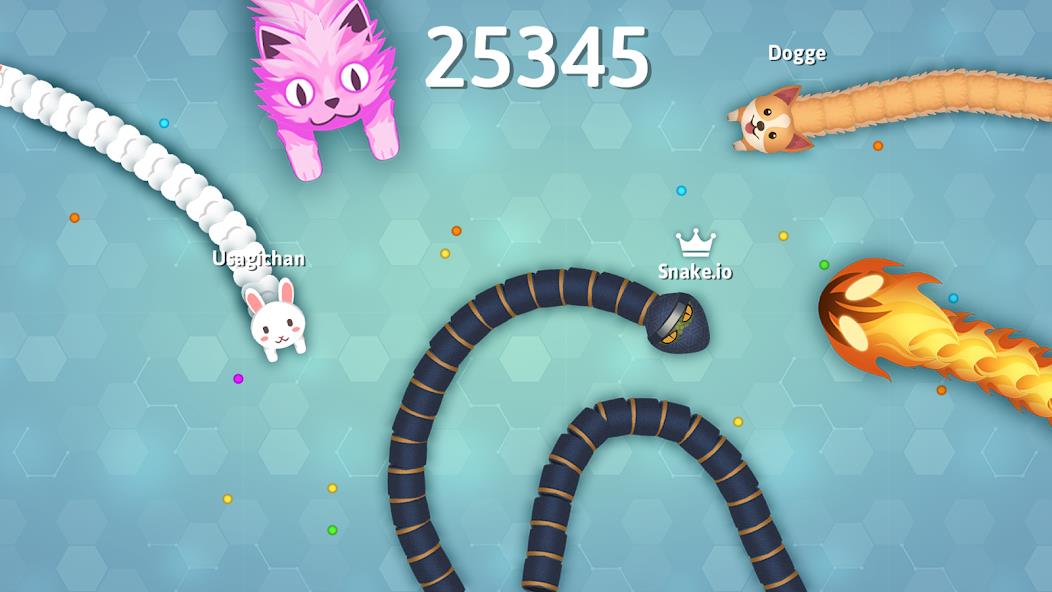 Snake.io - Fun Snake .io Games Mod ekran görüntüsü 1