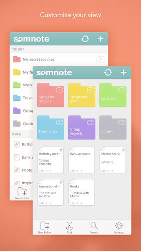 SomNote - Beautiful note app zrzut ekranu 1