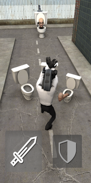 Toilet Fight экрана 1