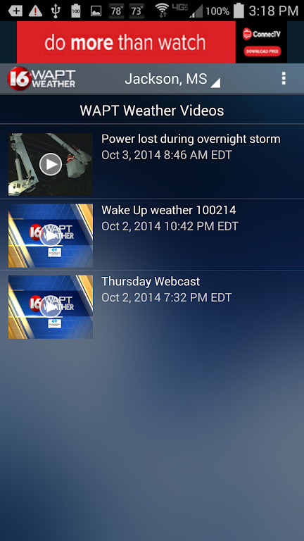 16 WAPT Weather ảnh chụp màn hình 4