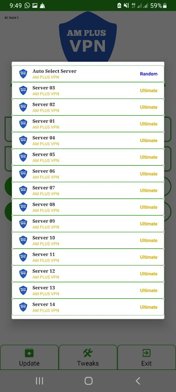 AM PLUS VPN ekran görüntüsü 2