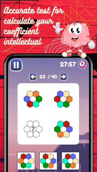 IQ Test: Logic brain training स्क्रीनशॉट 3