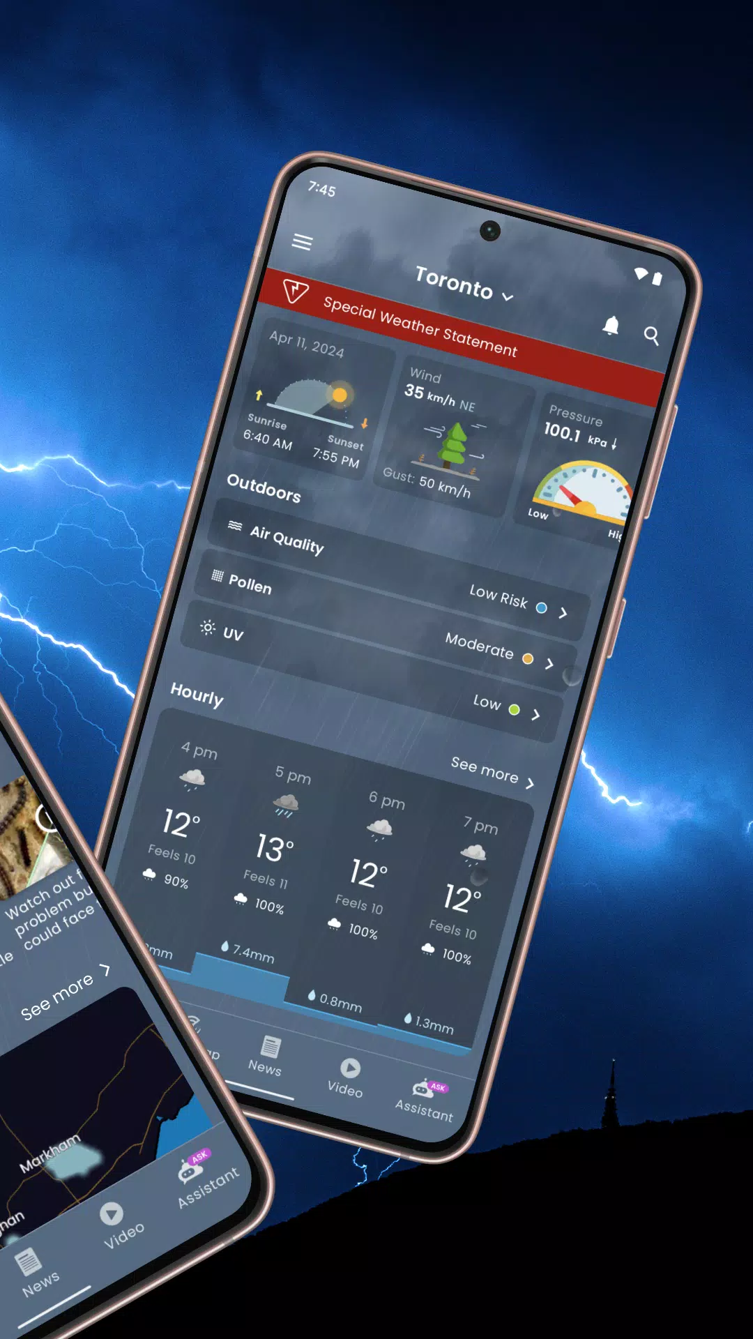 The Weather Network captura de pantalla 