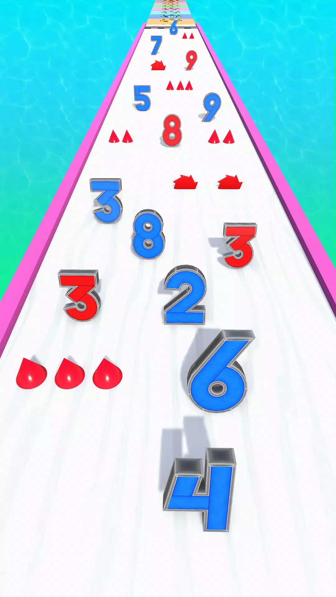 Number Master Run 3D Games ဖန်သားပြင်ဓာတ်ပုံ 1