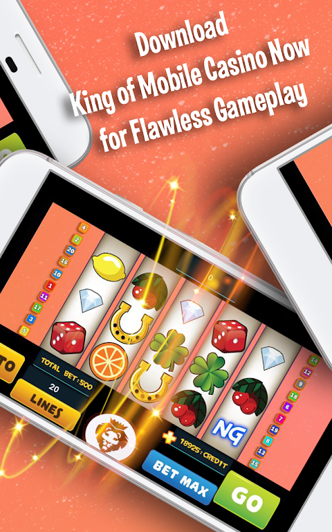 King of Mobile Casino captura de pantalla 