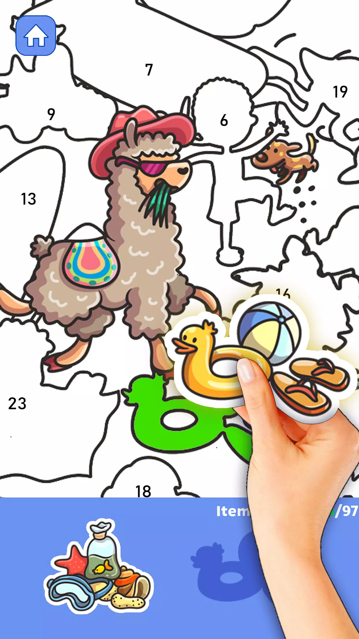 Sticker Book - Art of Puzzle Captura de pantalla 3