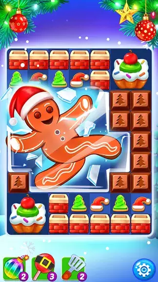 Christmas Cookie: Match 3 Game ekran görüntüsü 3