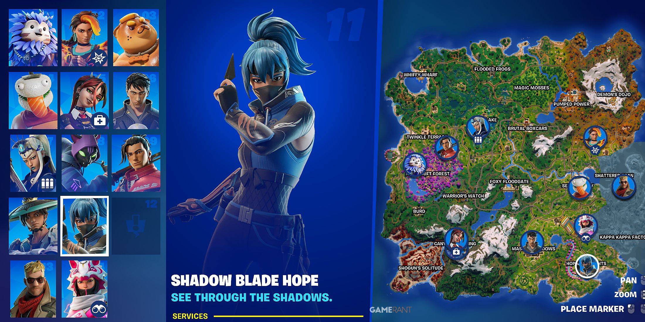 Wapensexpertise -missies in Fortnite Hunters