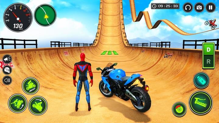 Superhero Bike Stunt Games GT ảnh chụp màn hình 3