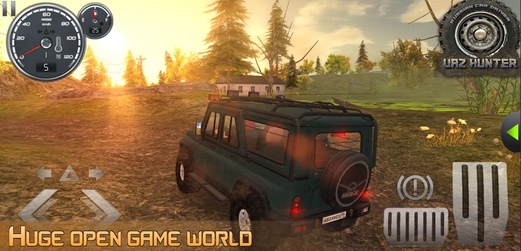 Russian Car Driver UAZ HUNTER Mod ảnh chụp màn hình 1