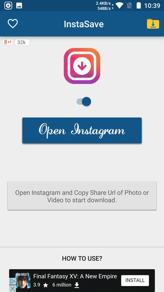 Video Downloader for Instagram Screenshot 1