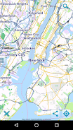 Map of New York offline экрана 1