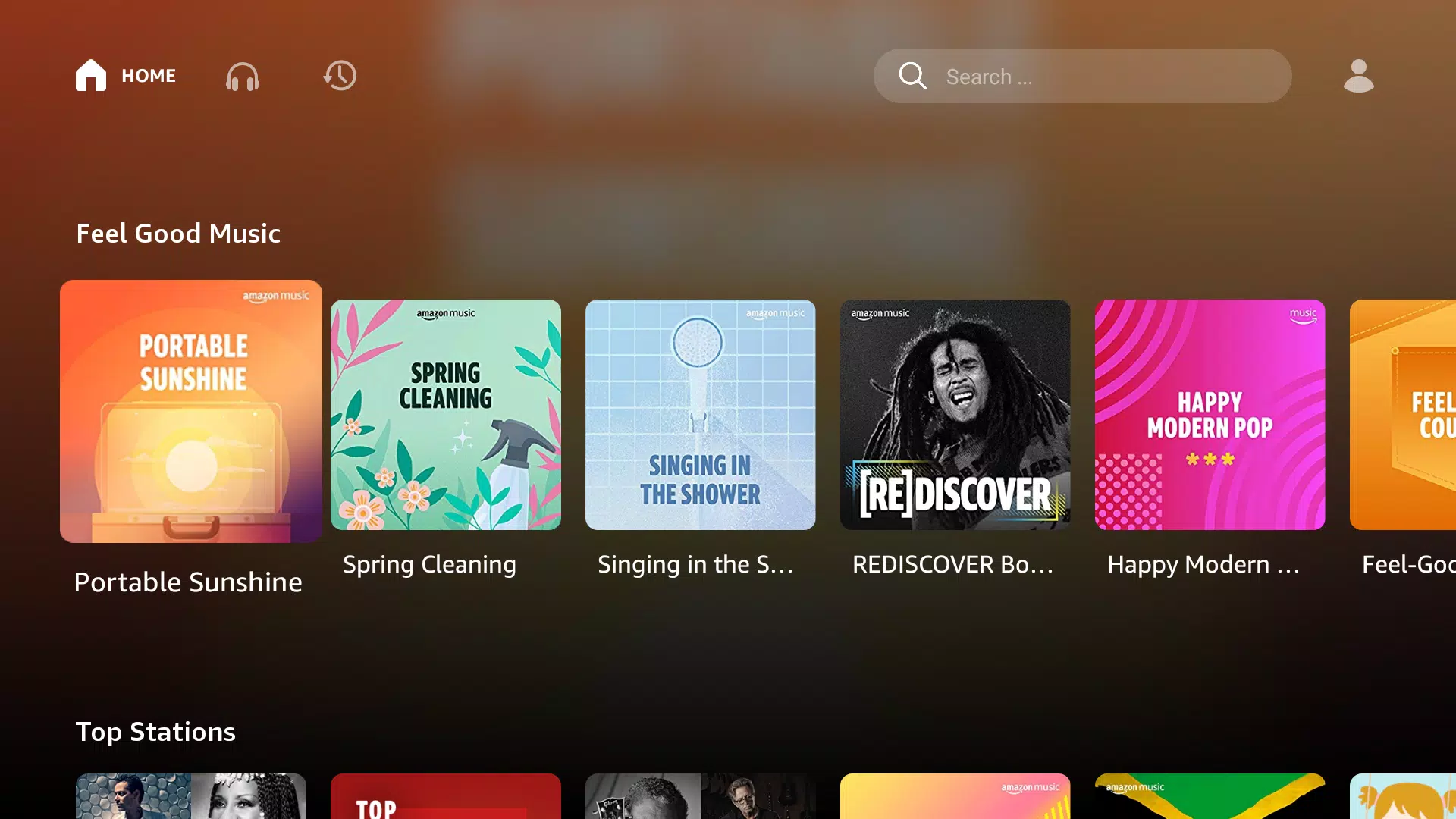 Amazon Music captura de pantalla 