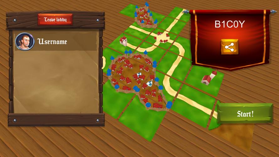 War of Carcassonne board Games captura de pantalla 