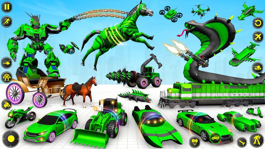 Horse Robot: Car Robot Games应用截图第2张