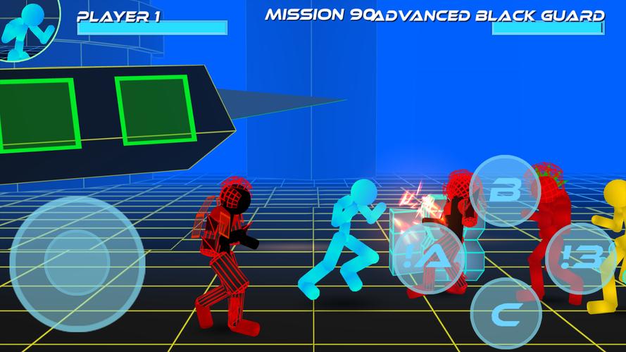 Stickman Neon Street Fighting Screenshot 4