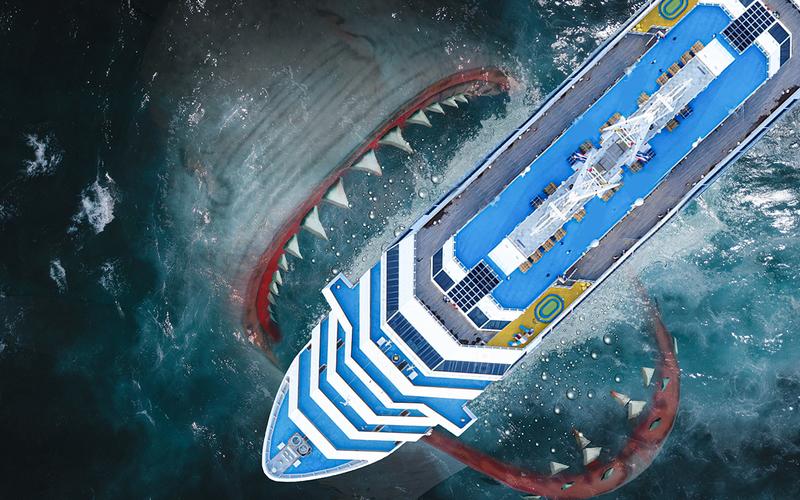 Megalodon shark fish eater Screenshot 2