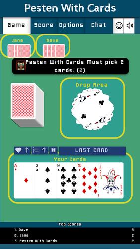 Screenshot Pesten With Cards 3