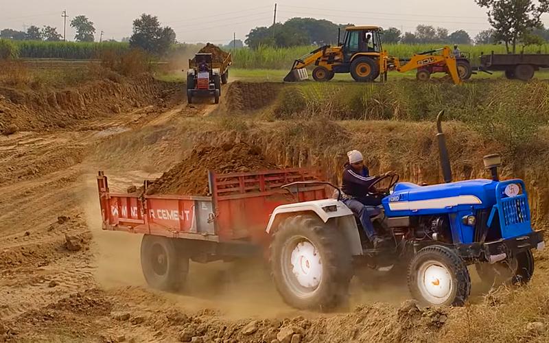 Tractor Trolley Farming Drive экрана 1