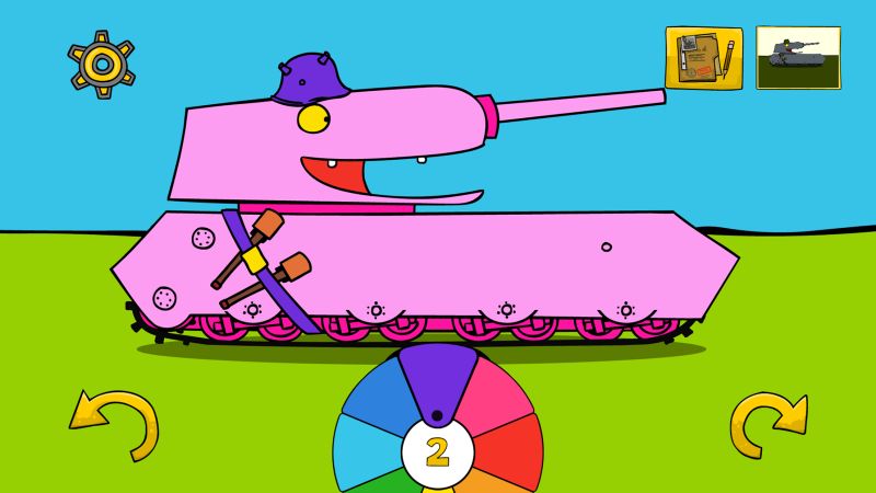 Tanktoon RanZar Coloring screenshot 2