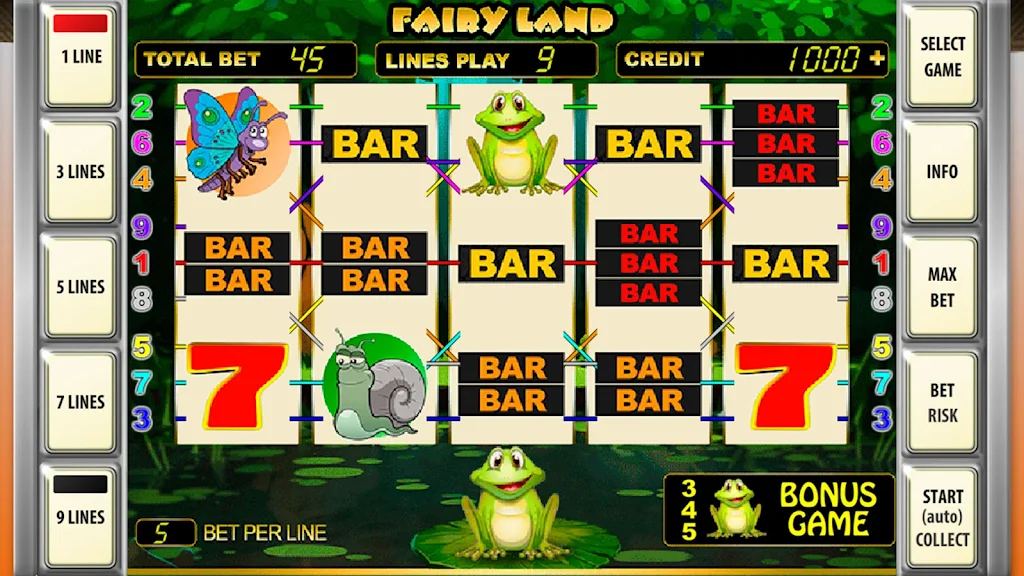 Slot machines Fairy Land Deluxe экрана 2