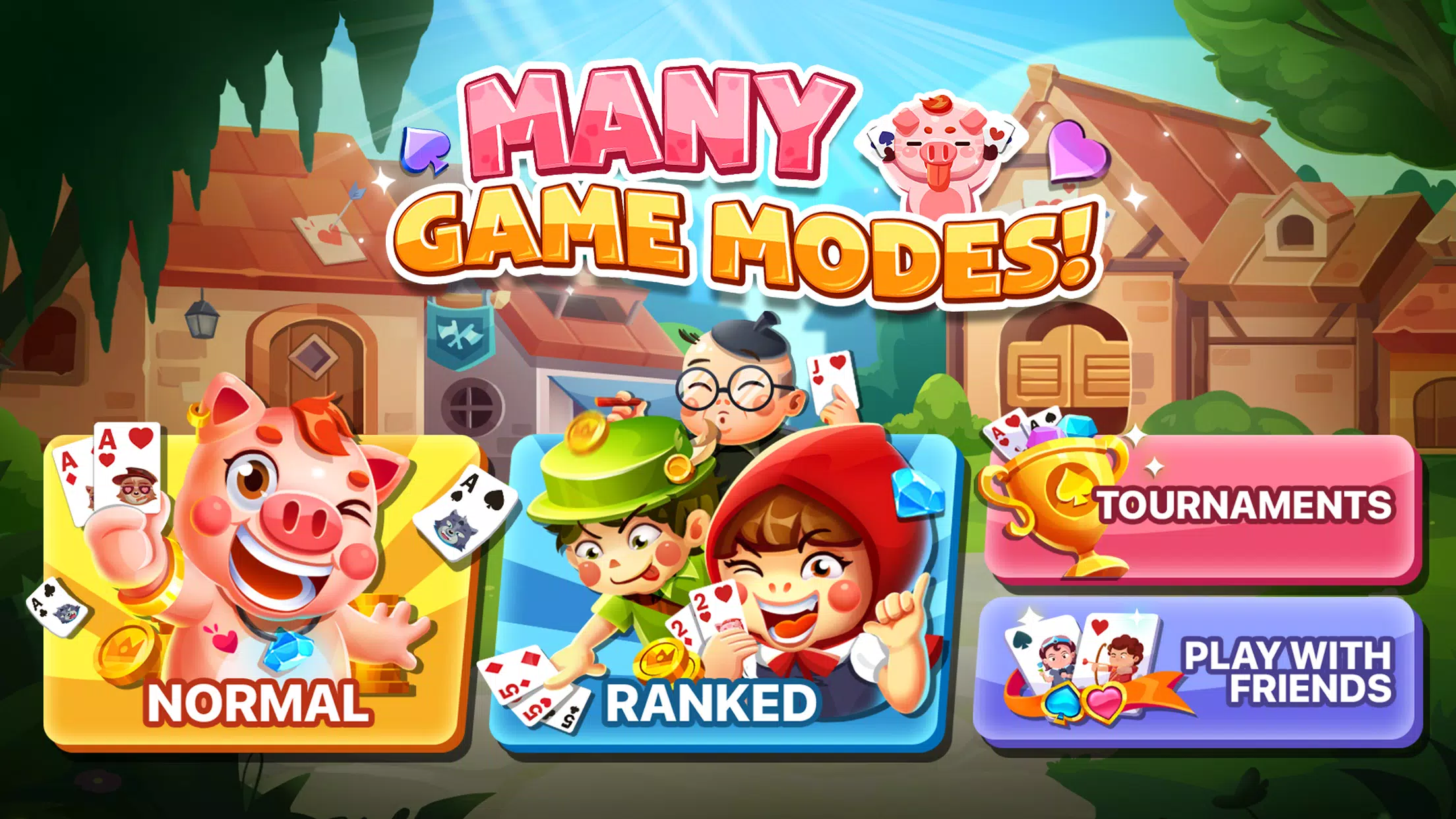 Tiến Lên - 13 - Pig Hunters ekran görüntüsü 1