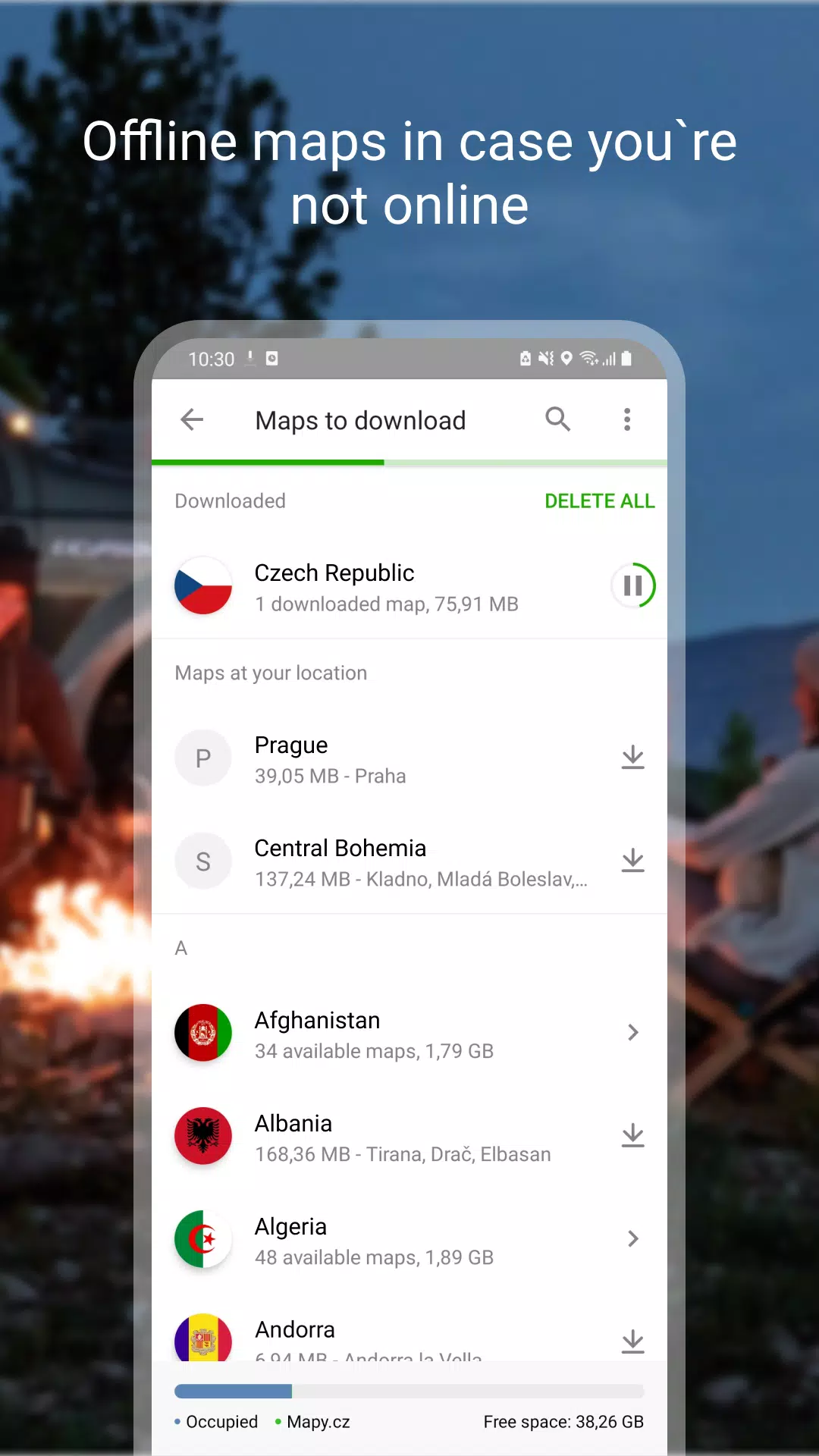 Mapy.cz: maps & navigation应用截图第3张
