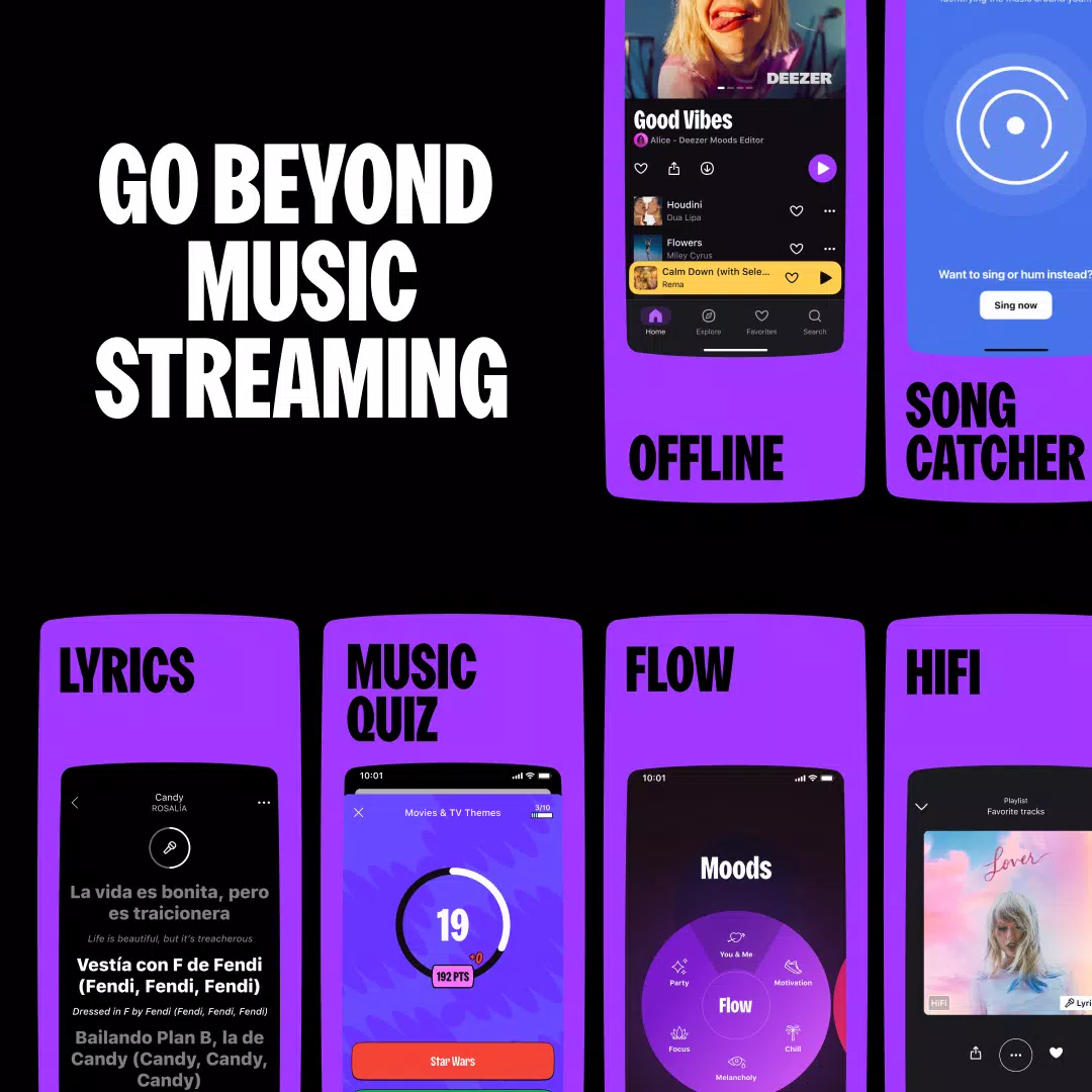 Deezer экрана 1